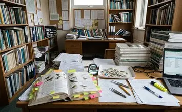 Reference materials assist with bird identification